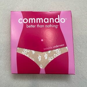 Commando seamless printed girlshort, nude tone